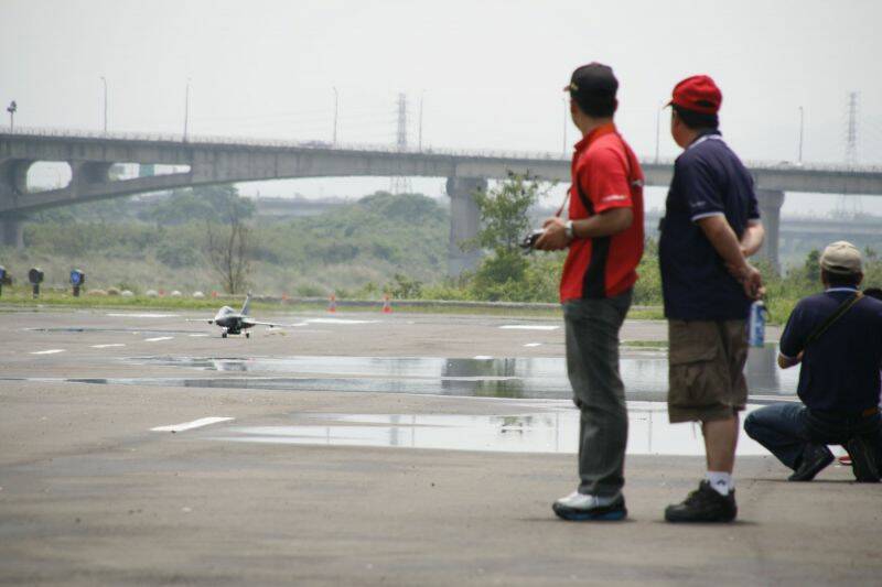 花蓮遠道來共襄盛舉的小郭兄之飆風戰機