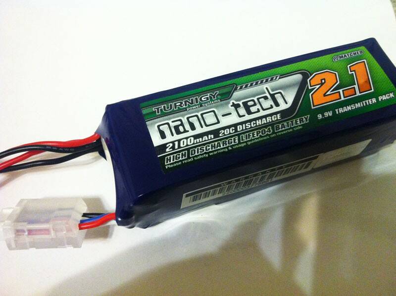 3.全新全新Turnigy納米科技2100mAh 3S1P 20C鋰鐵發射器電池NT:900元(含運)