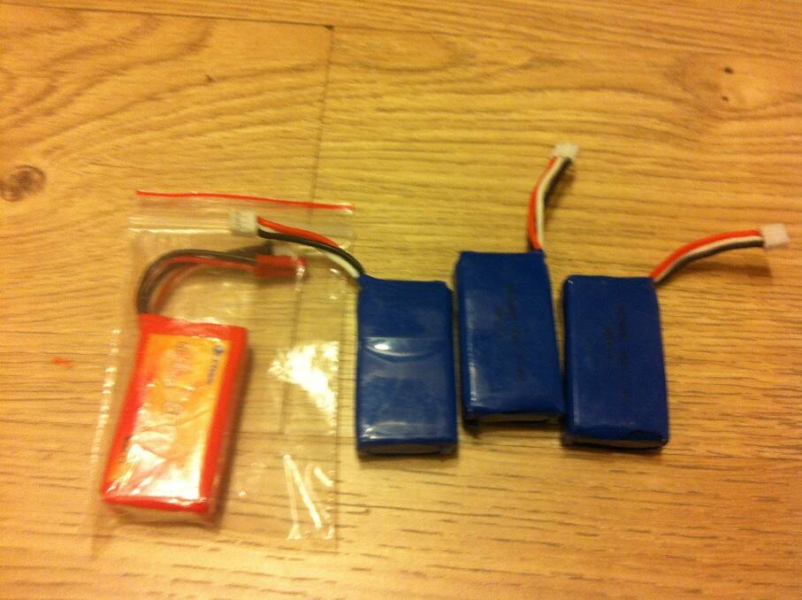 紅色為全新電池