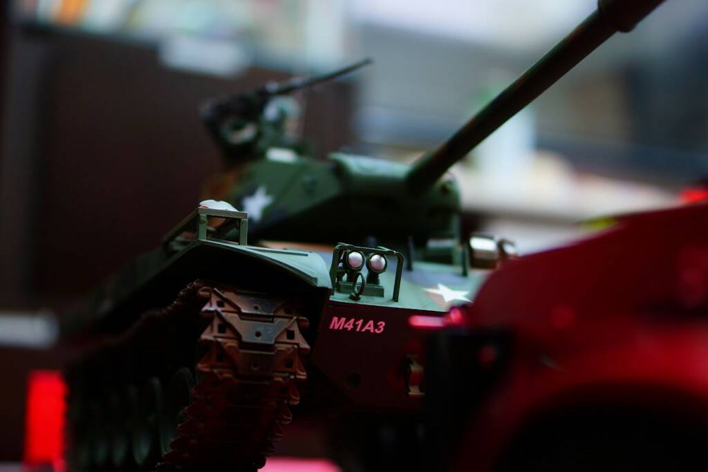 1:14 TAMIYA MAN拖車+金屬版M41A3