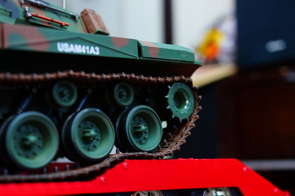 1:16 M41A3金屬版坦克(自行DIY迷彩塗裝)也來湊熱鬧一下