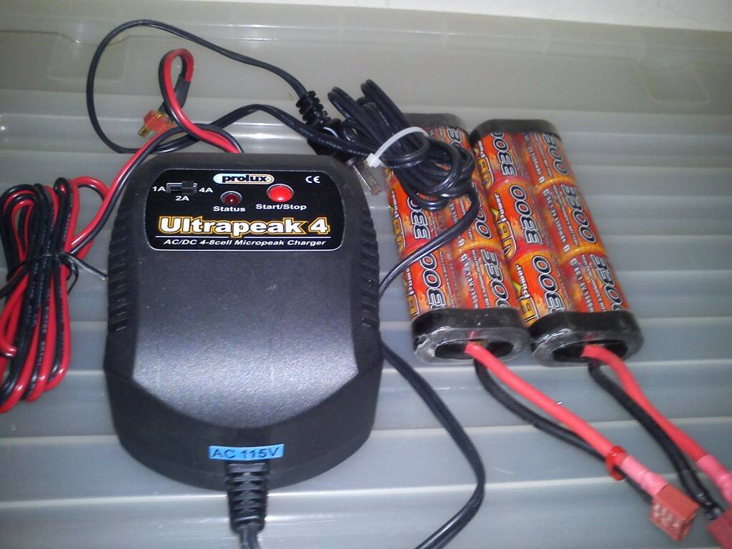 3300MAH電池T插*2快速充電器(T插.充飽了自動叫)