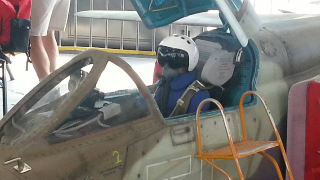 Mig-27座艙特寫.