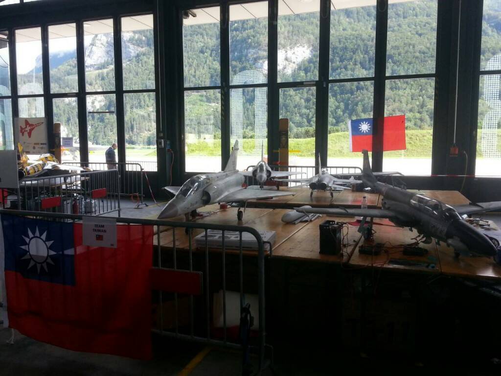 我國與賽的停機坪.