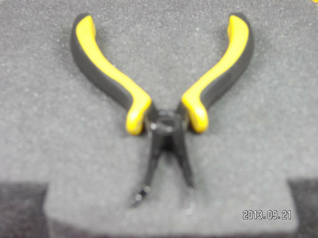 用很便宜100元的拔豆鉗加工