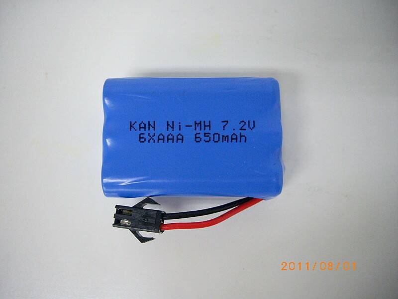 7.2V 650mah AAA x6 NI-MH 充電鎳氫電池