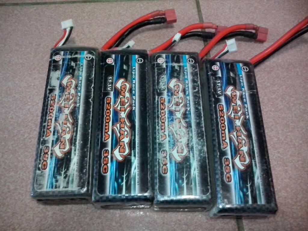 四顆3S,5200ma,35C