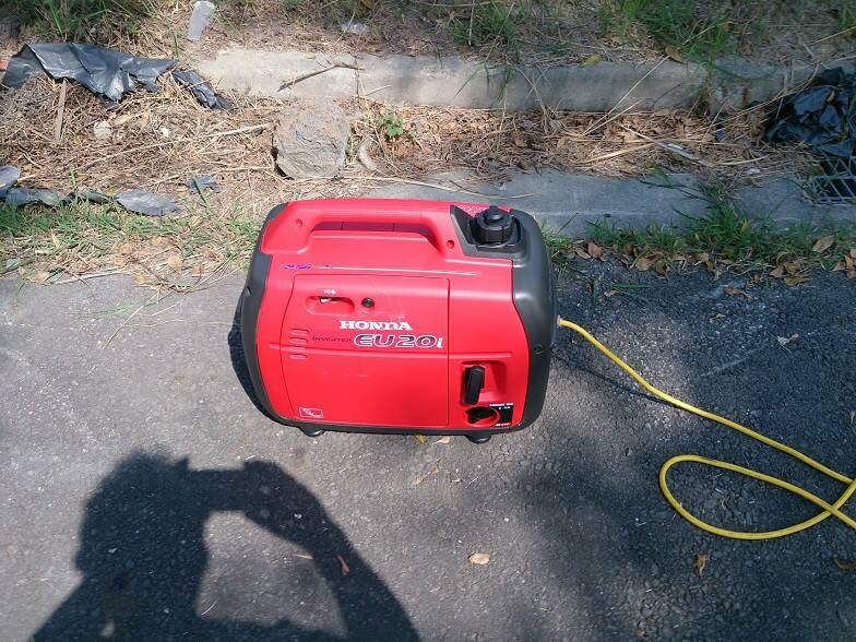HONDA發電機待命中