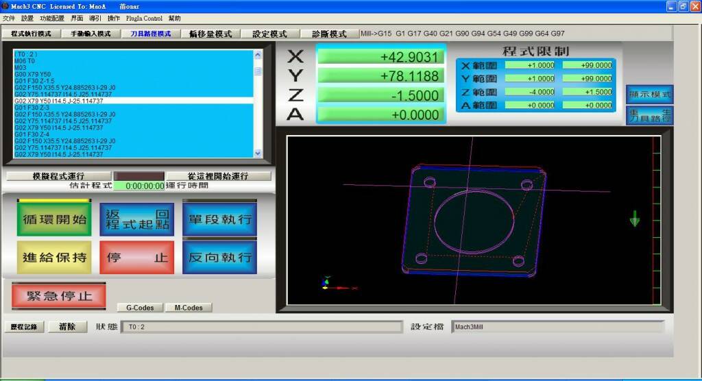 MACH3 實體工作