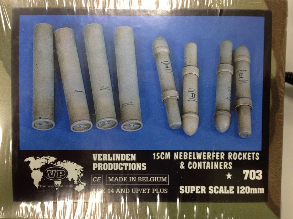 多買的 15cm Nebelwerfer 火箭炮 跟砲管
