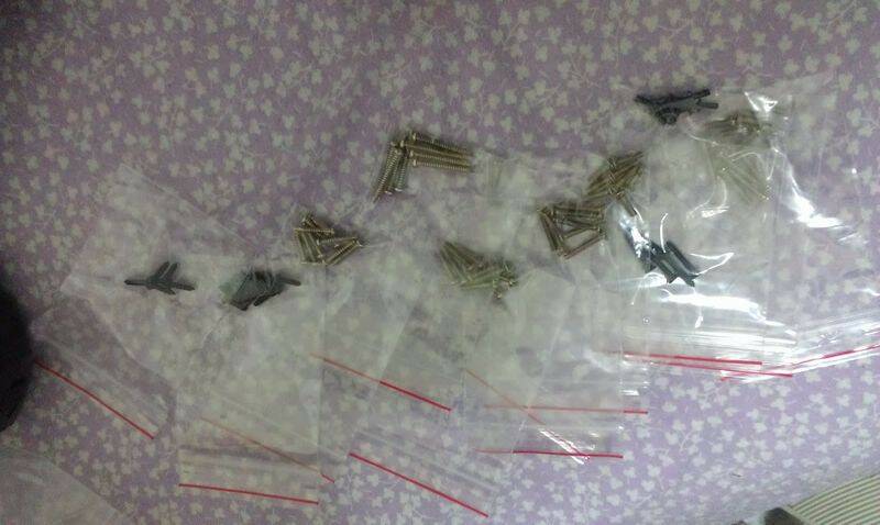 因換保桿螺絲一隻，卻買了這些螺絲....