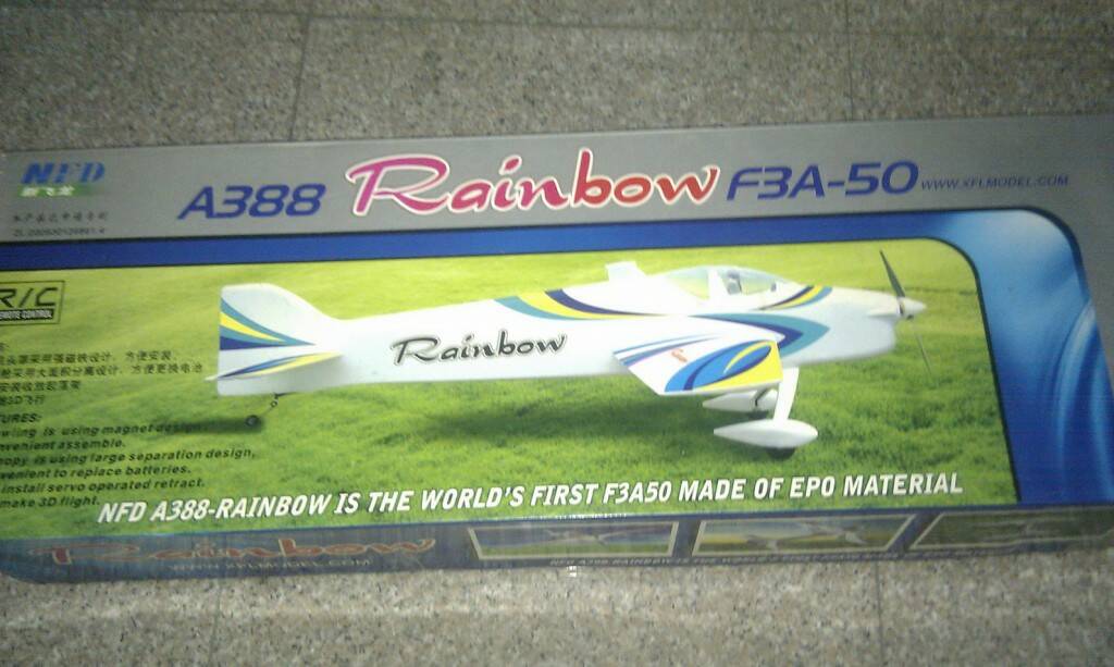 全新Rainbow EPO  50級F3A空機售2300元含運