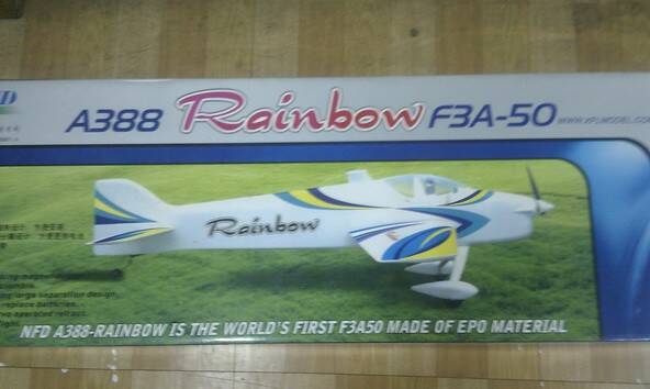 EPO Rainbow 50級F3A彩虹機全新空機售2300元