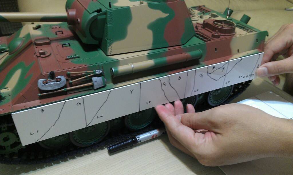 豹式側裙製作
