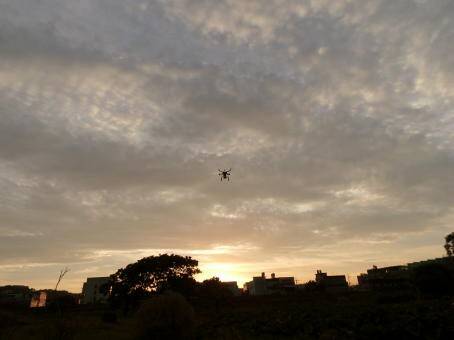 傍晚 夕陽 跟拍