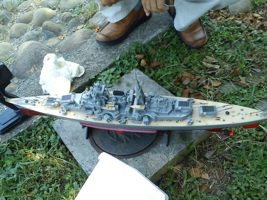 軍艦遙控模船...