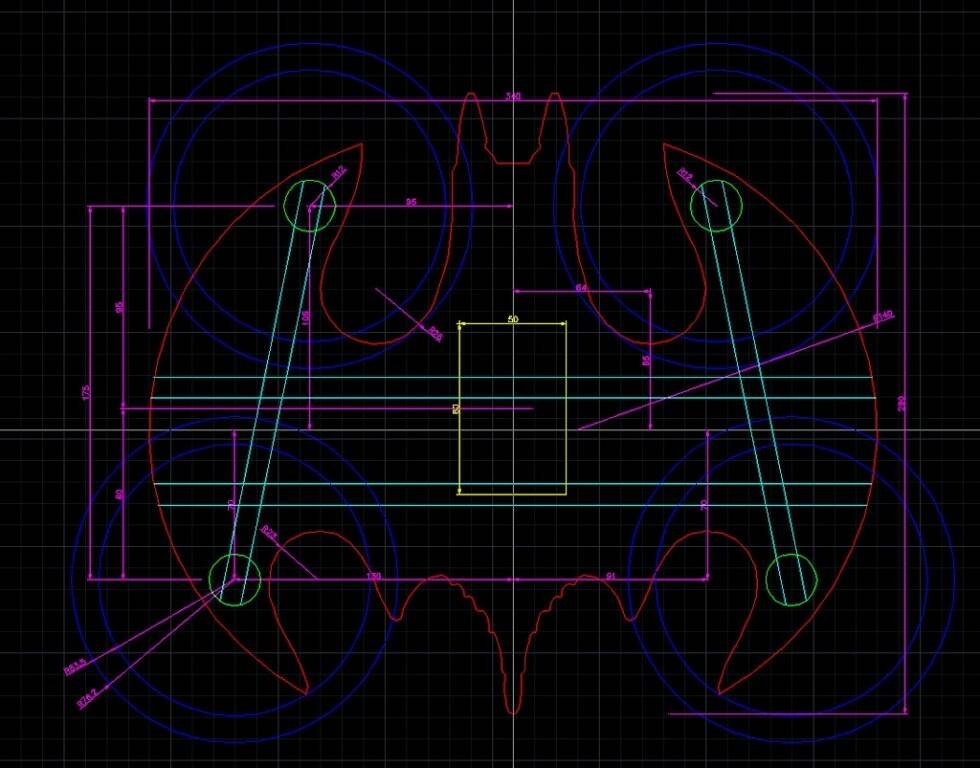 BatWing 四軸機設計