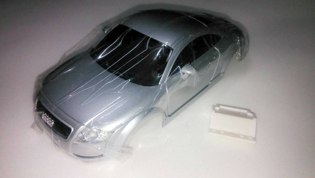 11.Mini-Z AWD專用車殼 AUDI TT ( 銀 ) 