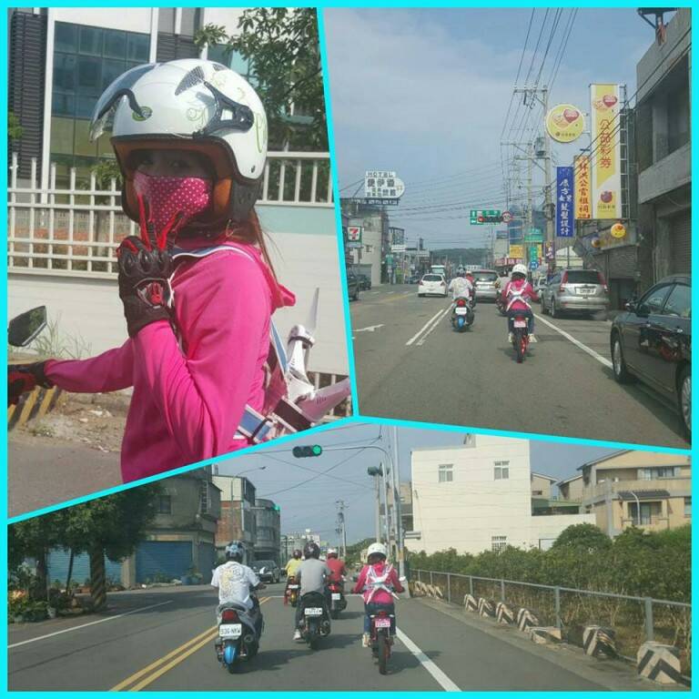 謝謝車友們幫我帶路~ 還有玩空拍 經過三彎囉～