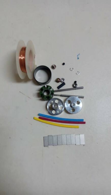 DIY.280級.無刷馬達，6槽，9磁鐵.材料