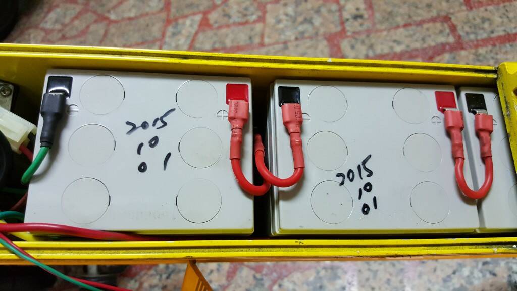YUASA 12V5AH*3電瓶