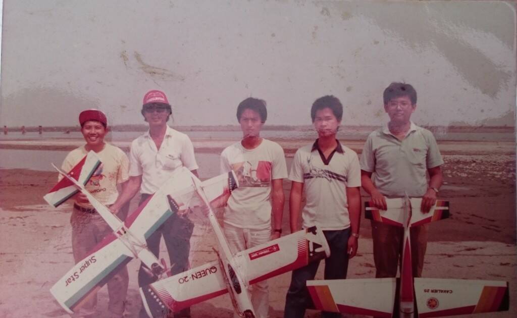1983年攝於高屏溪河床