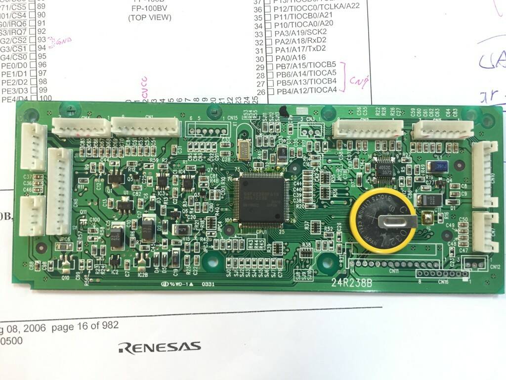 比對機的電路板