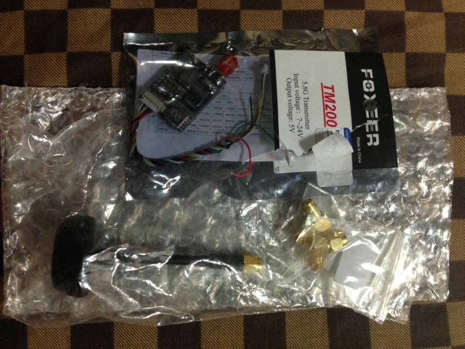 Foxeer 5.8G 40CH RaceBand FPV競賽頻點超輕200mW圖傳