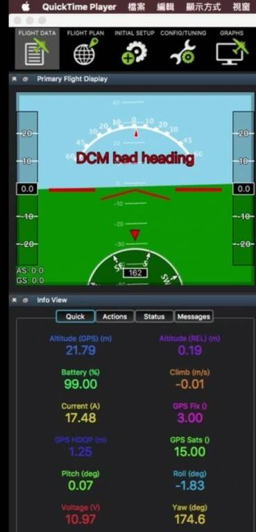 DCM bad heading