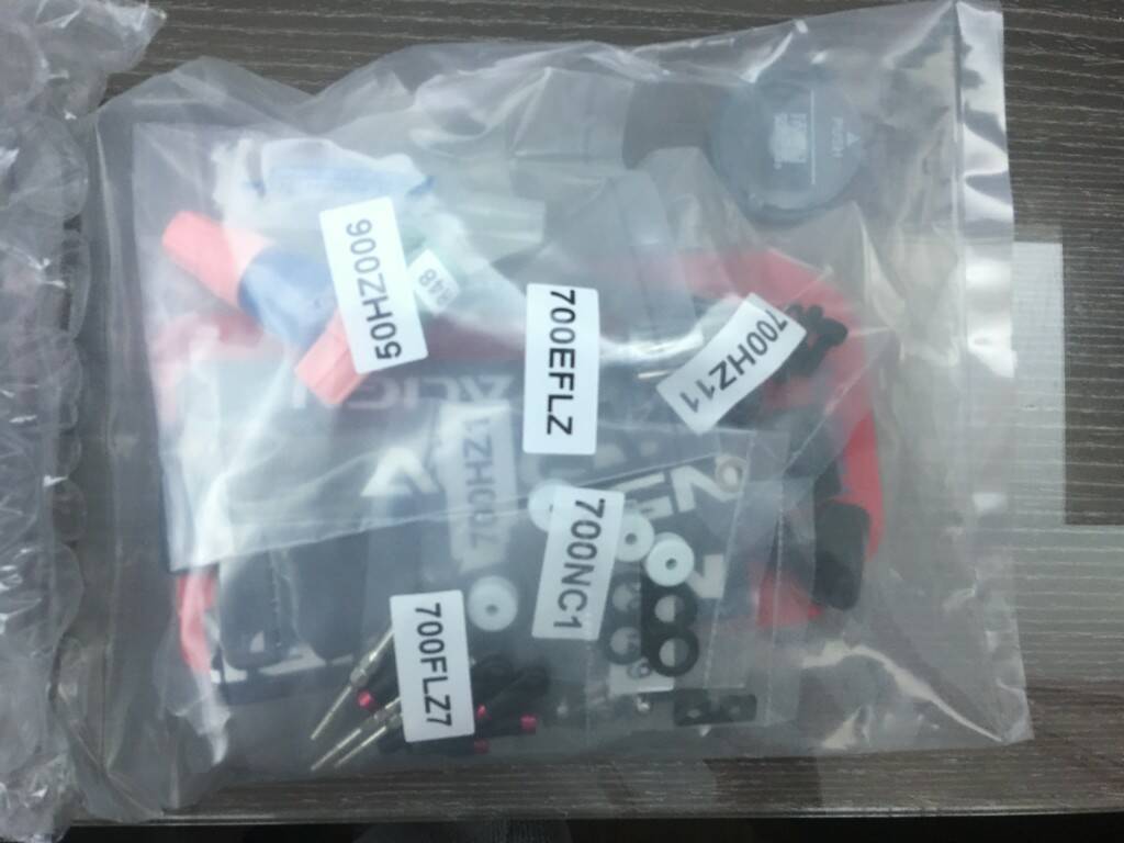 各式各樣的零件