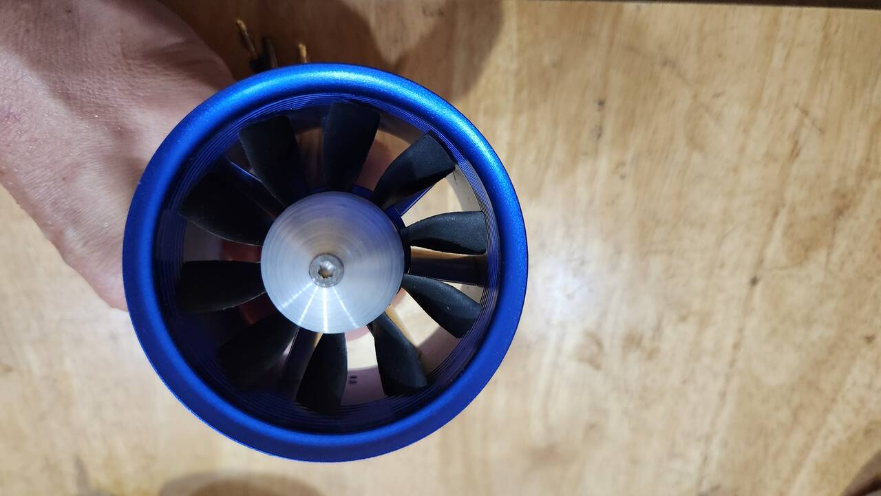 藍代70mm金屬全金屬風鼓(葉片不是金屬)