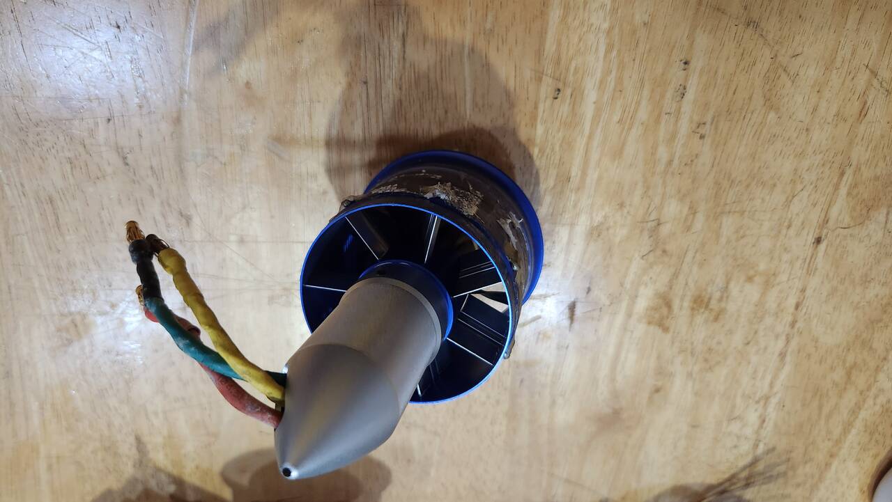 藍代70mm金屬全金屬風鼓(葉片不是金屬)