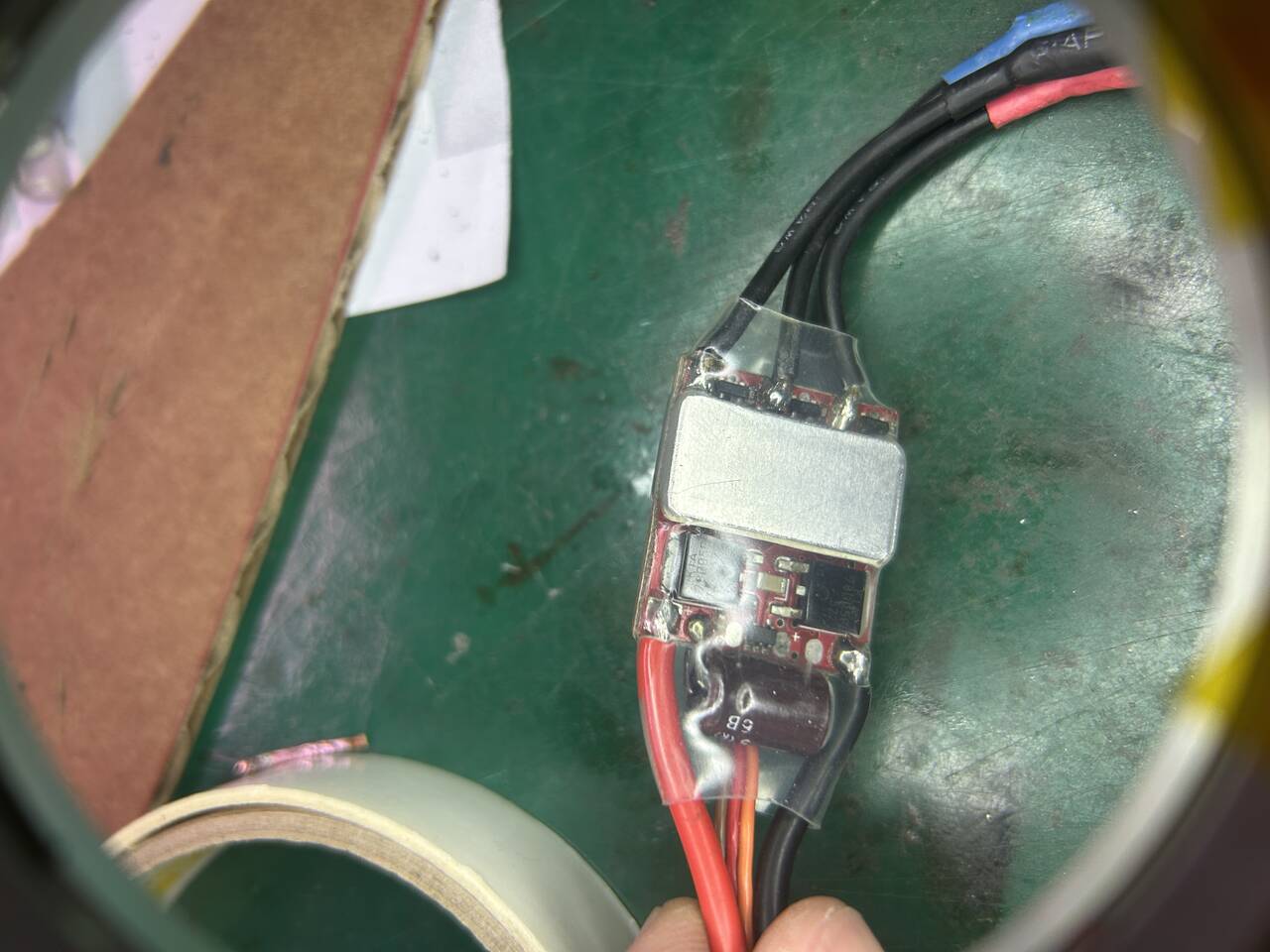 電變維修_a 電變換上新的熱縮膜.JPG