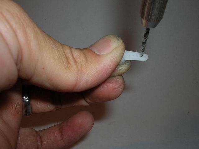 servo arm鑽2mm