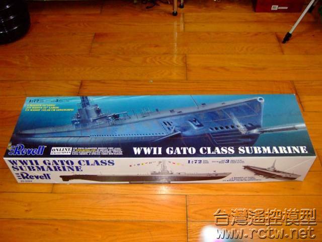 1-72  WWII  GATO  CLASS  SUBMARINE