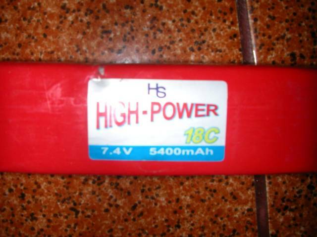 7.4v 5400mAh