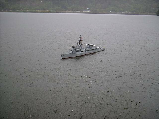 當天在大湖雨下很大,還好有防水...