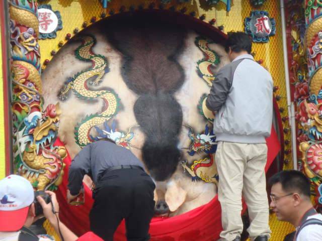 也有人彩繪神豬 也有人彩繪神豬