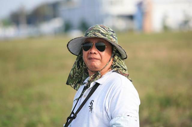 蘇教官沈穩的飛行架勢