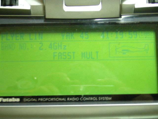 頻率顯示變成 FASST MULT