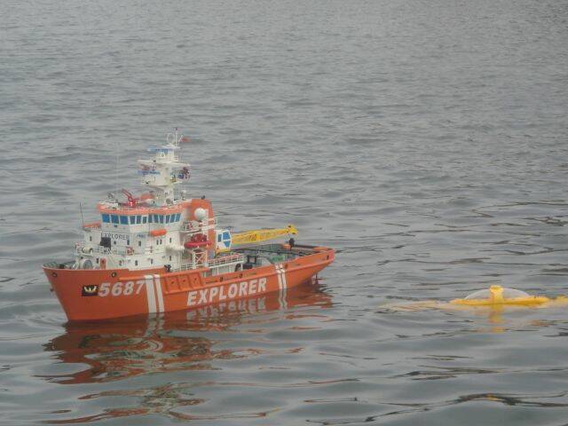 是在打撈庫斯克號潛艦嗎?
