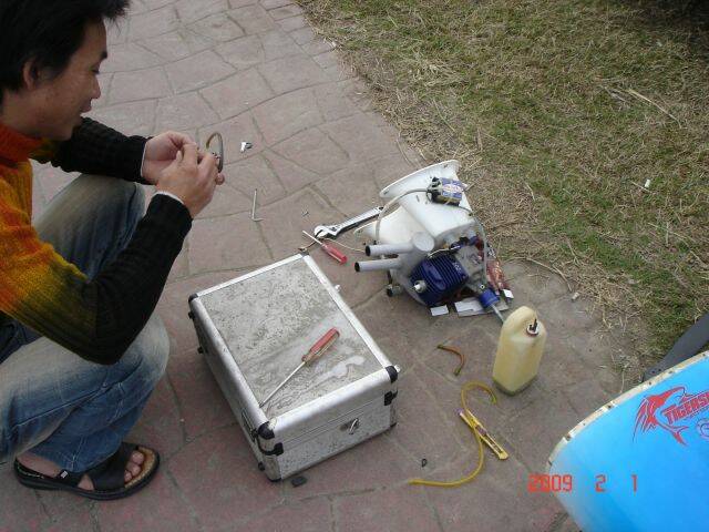 我用力的給他通一通