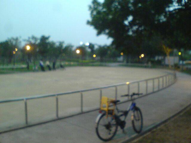 公園旁邊的 溜冰場  也很大說..