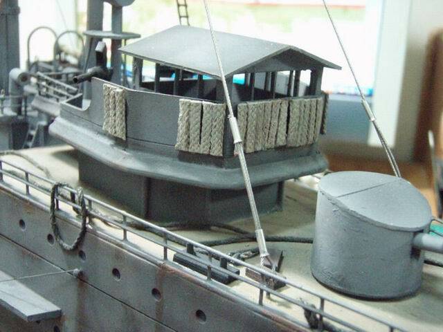 艦橋防護&105mm砲