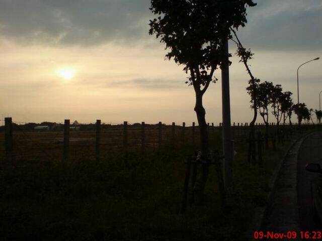 淡水飛場夕陽
