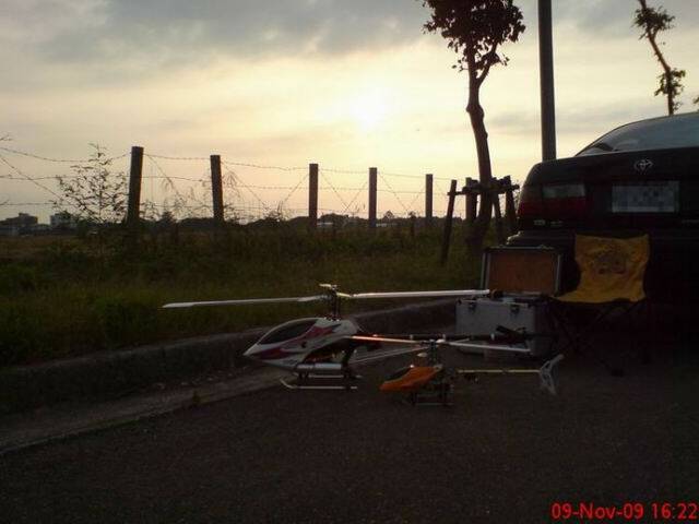漂亮的淡水夕陽