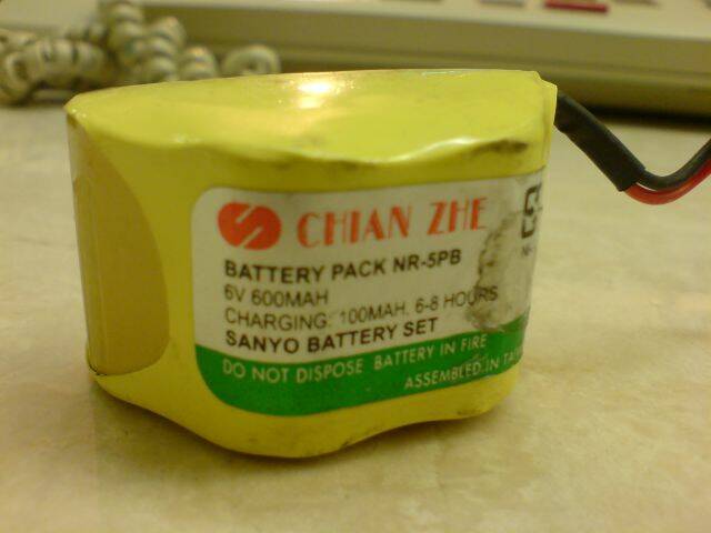 塔型電池 6V 600MAH
