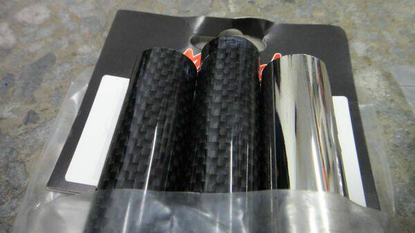 備用的碳纖尾管及電鍍鋁管