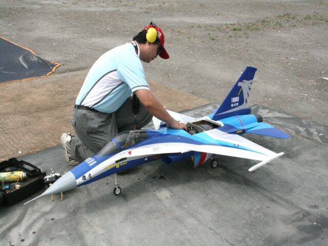 CPS兄的愛機雄鷹，當天發動機耍脾氣