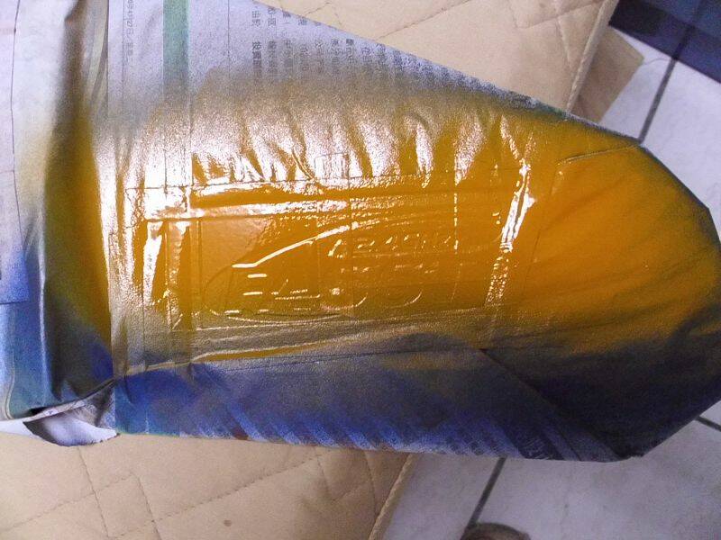 各部位上完漆後再打磨